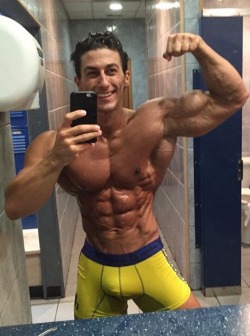 shackamack:  Sadik Hadzovik, this is the most bulge revealing pic your gonna find of this guy. Looks very promising. 