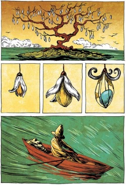 se-filih-ctmare:  scarfprincess:  unwoundghost:  mylovewillflow:  oh my god this is beautiful  The artist has a few other really lovely comics! I’ve added a source so you can see them.  [source]   El árbol de la vida. Uh.