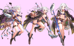 neku-sakuraba:fire emblem heroes + swimsuits
