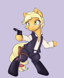 alasou:Jack Solo Costume proposed: “Star Wars” Don’t worry in two weeks I will post other ponies in Star Wars costumes, as decided on patreon.x3