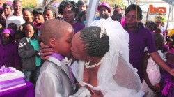 Commongayboy:  62 Year Old Woman Marries 9 Year Old Boy Twice But Gay People Still