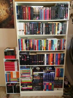 ibookbuddies:Paige’s Book Shelf as of August