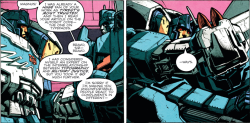 warlordenfilade:  londonprophecy:  gokuma:  acupfullofsynthen:  Hugging  This awkward moment when you realize that it is probably the first time someone praised Minimus for something he’s done for himself, not for his function, not for Ultra Magnus…