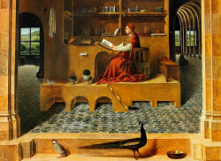 Antonello da Messina. St. Jerome in his Study. c.1475. detail by arthistory390 on Flickr.