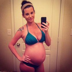 Sexy pregnant woman