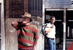 vintagesalt:  Robert Englund takes to the streets of California during the filming of A Nightmare on Elm Street 2: Freddy’s Revenge (1985) 