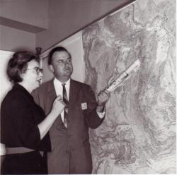 smithsonian:  When Marie Tharp suggested the idea of a rift valley deep in the Atlantic Ocean, which supported the then-controversial theory of continental drift, her hypothesis was dismissed as “girl talk.”Now she’s credited with creating one of