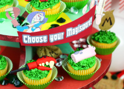 Choose your cupcake! #MightyMagiswords (by: @nerdachecakes)