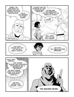 Page 10I’d planned a little discussion here anyway, so good time to clarify the Temple’s smug philosophy.