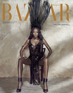 nubianbrothaz:  andreasanterini: Naomi Campbell / Photographed by An Le / Styled by Phuong My, for Harper’s Bazaar Vietnam June 2014   Still got it.