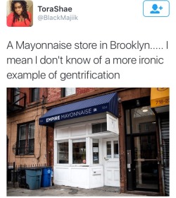 lyonnnss:  this is really bonkers. i passed this place today in Park Slope and i was at a loss for words. 