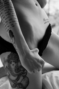 writerbrian:  Tattoos are like lingerie,