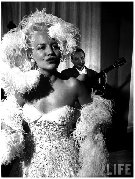 Peggy Lee by Loomis Dean 1954 at San Francisco&rsquo;s Fairmont Hotel.