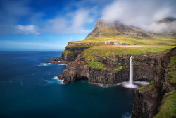 allthingseurope:    Gásadalur, Faroe Islands (by Vicki Mar)