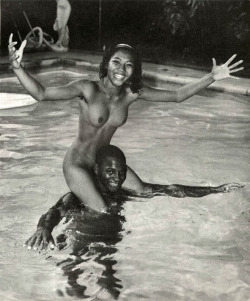 vintage black nudist