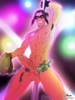 phaustokingdom:  Goofy from Patreon. He works as stripper some weekends :D  Support me at Patreon   