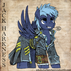 askclockwisewhooves:  Today is Captain Jack Harkness, notice he hardly button his shirt : \ Also snu snu See other design Here   c: