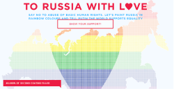 code-newyork:  starryeyedblondie:  padalalalecki:  Amnesty International made this campaign to show Russia how many people around the world supports equality. Each signature is marked as a dot on the picture above, and the goal is to fill the entire map