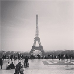 This view never gets old  (at Place du Trocadéro)