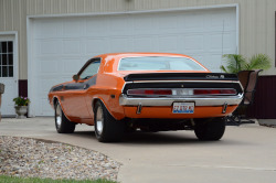 fullthrottleauto:  1970 Dodge Challenger T/A 340 Six-Pack 4-Speed (by 1970 U-Code Charger)   Awesomeness