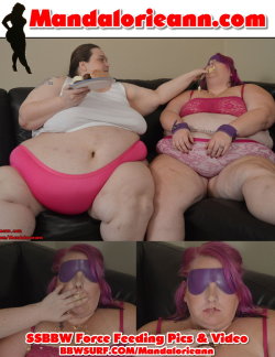 mandalorieann:  bbwsurf:  In this hot huge update of 130 pictures and 5 minutes of HD video see the gorgeously fat 500lb SSBBW KimmyCrush handcuff, blindfold and force feed me cakes.  Kimmy loves stuffing me full and rubbing my belly while demanding
