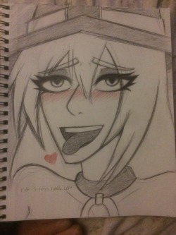 I wanted to try and draw ahegao.