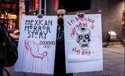 vanellcpe:  Solidarité avec Ayotzinapa - &quot;Mexican Horror Story 200,000 dead&quot; &amp; &ldquo;In Mexico everyday is the day of the Death&rdquo; 