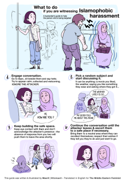 profeminist:  maeril:  Hi everyone! This is an illustrated guide I made as part of my co-admining work at The Middle Eastern Feminist on Facebook! It will be published there shortly. The technique that is displayed here is a genuine one used in psychology