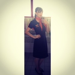 I always wanted to become a flight attendant