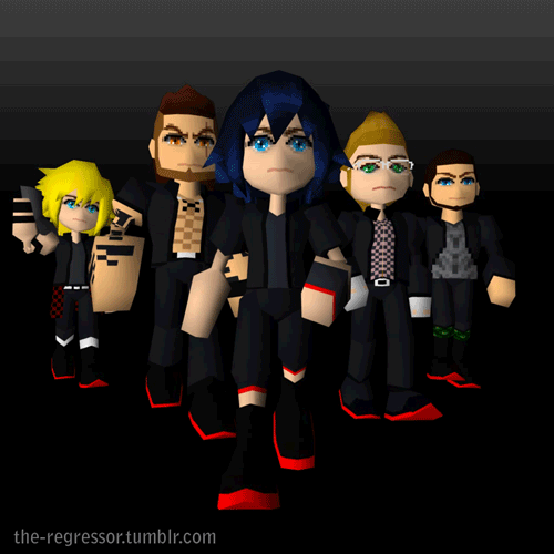 the-regressor:  Final Fantasy XV - PlayStation Edition - 3D Sketchfab view (link)Noctis (link), Prompto and Gladiolus (link), Ignis and Cor (link), the Car (link) Since I do not keep up with story heavy games prior to release, all that I know mostly