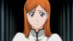 Name: Orihime Inoue Anime: Bleach Occupation: High School Student Age: 15 (pre-timeskip) 17 (post-timeskip) * Orihime is a well developed, sweet, gentle, and independant young lady who after the death of her elder brother, Sora and because of her odd