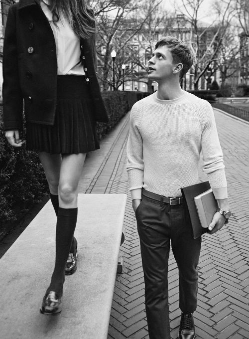 deseased:  cameron russell and benjamin eidem in “love in a warm climate”,photographed by lachlan bailey for man about town #12 