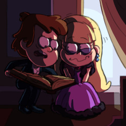 giascle: Someone requested a pic of Dipper and Pacifica in a confined space and Pacifica’s really nervous about itguess I’ve officially drawn SHIPPING TRASH yes! &lt;3
