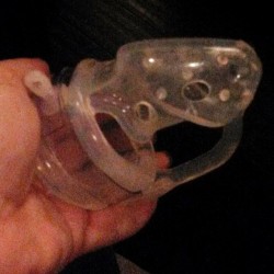Here is a SPIKED plastic #chastity device to maximize #cbt. Feeling man enough for this level of constant #bondage plus #teaseanddenial? #munch #chastitybelt #wickedgrounds #sanfrancisco #kinky #bdsm #lifestyle