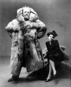 wilwheaton:  neil-gaiman:  msflamingo:    Peter Freuchen and his second wife Dagmar Freuchen-Gale, in a photo taken by Irving Penn in 1947. Freuchen is a top candidate for the Most Interesting Man in the World. Standing six feet seven inches, Freuchen