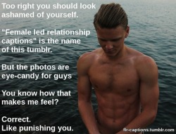 flr-captions: Too right you should look ashamed of yourself. Caption Credit: Uxorious Husband Image Credit: https://www.pexels.com/photo/topless-man-standing-by-the-body-of-water-26721/ 