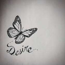 Working on something for a client.   I&rsquo;d love to tattoo you, too.  #butterfly #text #font #drawing #art #artistsoninstagram #artistsontumblr  (at Raven&rsquo;s Eye Ink)