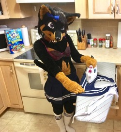 fursuitpursuits:RT @Hojozilla: 😱OOOH NOOO!!!! My uniform shrank when I washed it!! I can’t go to school like this! What am I gonna do?!? 😳… https://t.co/BGQK9k8gZU (Source)