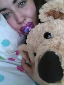 dreamiedaddy:  &lt;strong&gt;Stuffie and Paci Day&lt;/strong&gt;  Thatâ€™s right! Since I didnâ€™t have stuffie Saturday I am combining Stuffie Saturday and Paci Sunday into one day! So any little one can give a submission picture of themselves with their