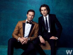 callmebyyournamephoto:   Actors Armie Hammer and Timothée Chalamet, “Call Me by Your Name”   Photographed at the Palm Springs International Film Festival  