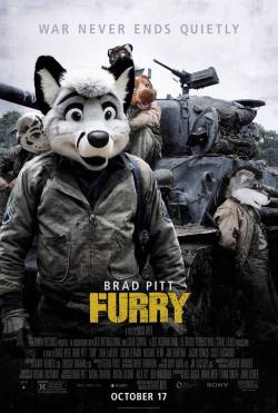 tenderule34:  daddydommunismkills:  punk-con:  I am going to kill whoever made this  Brad Pitt stars as Fur Daddy   Anyone who says they wouldn’t watch this is a liar