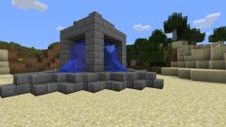 My minecraft fountain from my old map. I’m currently in