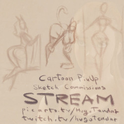 Streaming on:Picarto and Twitch Join me for some fan art and OC sketches.