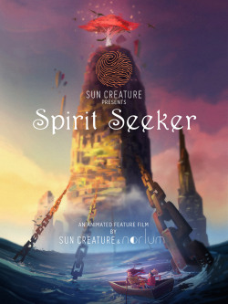 ca-tsuka:  “Spirit Seeker” animated feature film project by Sun Creature Studio (The Reward) and Norlum studio (Song of the Sea, Long Way North), directed by Bo Juhl Nielsen. Fuck yeah !