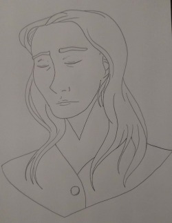 itsnotbeinganerd: Inktober Day 2 Didn’t have lot of homework so I drew a melancholy Claudia, her relationship with Heather gave me feels so get ready for some really depressing Silent Hill drawings