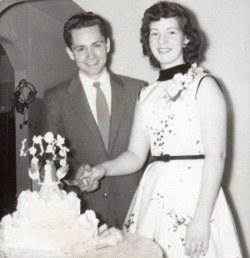 insidious-whispers:  A young Charles Manson at his wedding to Rosalie Willis, the mother of his son. 