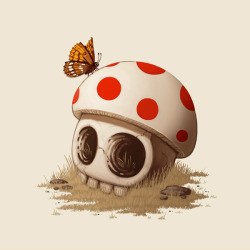 nerdsandgamersftw:  Mushroom By Mike Mitchell Artist’s:Twitter | Facebook | Instagram | Tumblr 