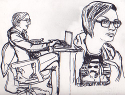 Drawings of my Queer Family. January & February 2013.