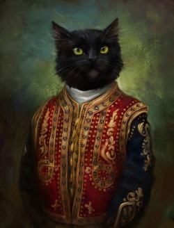 thefabulousweirdtrotters:    the Hermitage’s court cats portraits by Eldar Zakirov  
