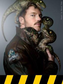 epicleicaness:  volcanize:  hariboo:  THERE IS NOT A MORE IMPORTANT IMAGE IN MY LIFE RN.  HE RAISED RAPTORS.  OMG AW  This. Just this is enough reason to watch Jurassic World. 